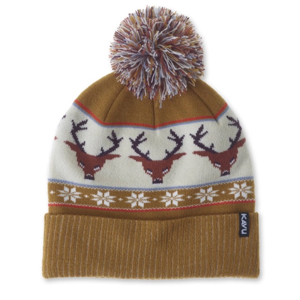 Kavu Herschel “Oh deer” Pom beanie